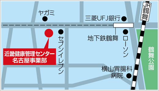 名古屋事業部の地図
